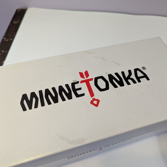 Minnetonka Indoor-Outdoor House Hardsole Moccasin NIB 10M - Picture 7 of 8